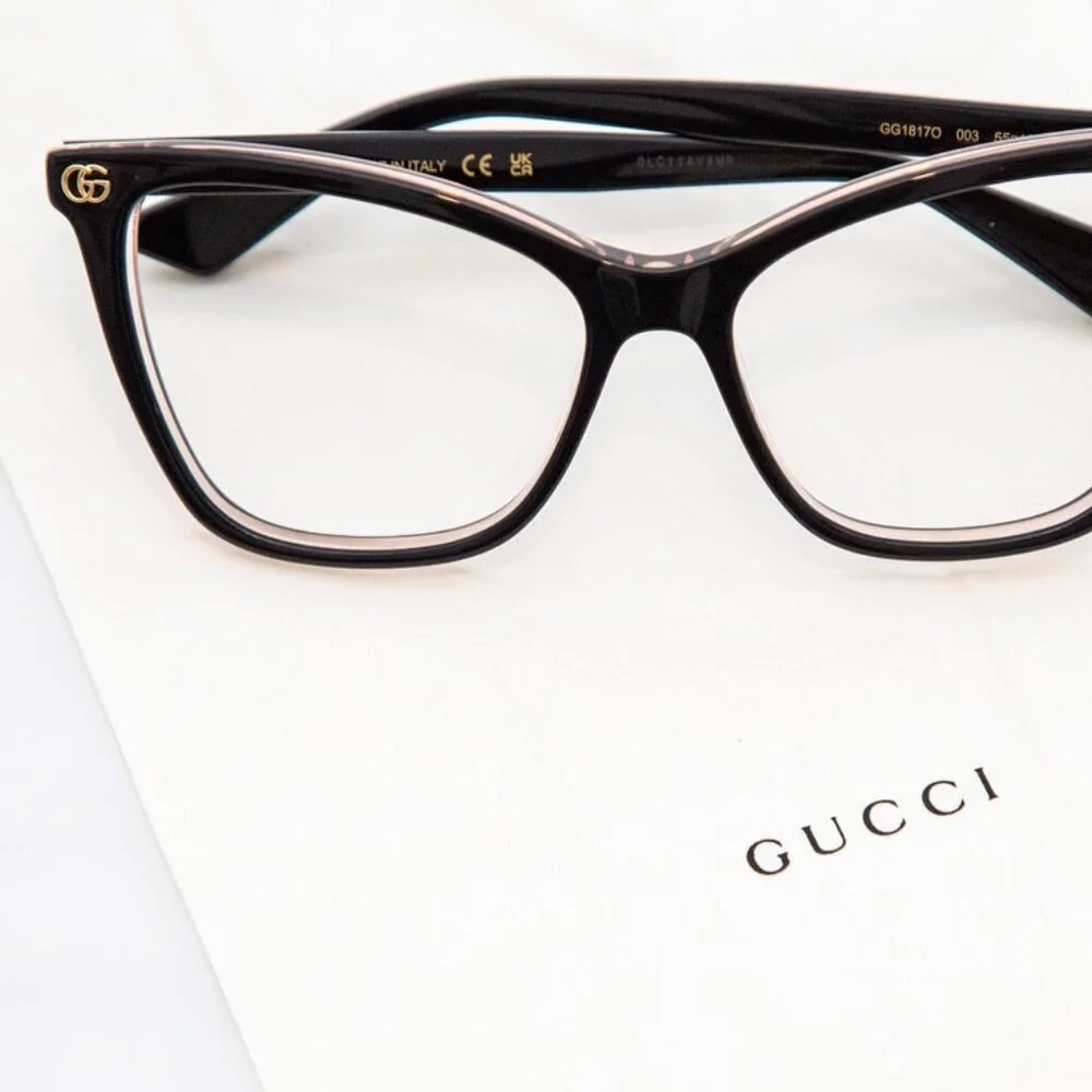 NWT Gucci GG1817o-003 Eyeglasses